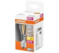 OSRAM HOMELIGHTING 4058075245907 LED CEE D (A - G) E27 forme de poire 11 W = 100 W blanc chaud (Ø x L) 60 mm x 105 mm 1 pc(s)
