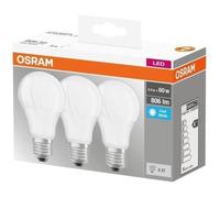 OSRAM Ampoule LED standard dépolie promo boite de 3 E27 9W - Blanc froid