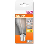 Osram Ampoule Led Standard Verre Dépoli 4w=40 B22 Chaud