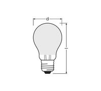 Osram Ampoule Led Standard Verre Dépoli 7w=60 E27 Froid