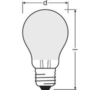 Osram Ampoule Led Standard Verre Dépoli Variable 7w=60 E27 Froid