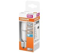 OSRAM Ampoule LED stick dépolie + radiateur 10W E27 1050lm 4000K - Blanc froid