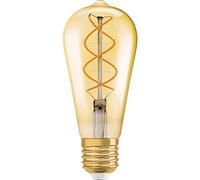Osram Ampoule LED vintage 1906, culot E27, Transparent, 2 000 K, 4 W, remplacement pour ampoule 28 W 1 Unité