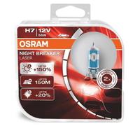 OSRAM Ampoules halogènes Osram H7 12V 55W PX26d NIGHT BREAKER LASER +150% 2pcs O-64210NL-HCB