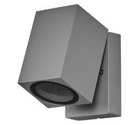 Osram Applique d'extérieur ENDURA Classic Cube ADJ WALL, argent, culot GU10 (max 35W), peut être équipée d'une lampe normale ou intelligente, tête orientable, protection IP44