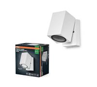 OSRAM Applique d'extérieur ENDURA Classic Cube ADJ WALL, blanc, culot GU10 (max 35W), peut être équipée d'une lampe normale ou intelligente, tête orientable, protection IP44