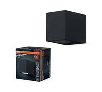 Osram Applique d'extérieur ENDURA Classic Square Down, noire, culot GU10 (max 35W), peut être équipée d'une lampe normale ou intelligente, type down ou up/down, protection IP44
