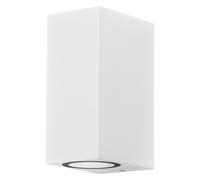 OSRAM Applique d'extérieur ENDURA Classic Square Updown, blanc, culot GU10 (max 35W), peut être équipée d'une lampe normale ou intelligente, types down ou up/down, protection IP44