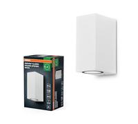 OSRAM Applique d'extérieur ENDURA Classic Square Updown, blanc, culot GU10 (max 35W), peut être équipée d'une lampe normale ou intelligente, types down ou up/down, protection IP44