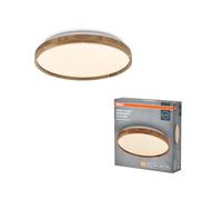Osram Applique et plafonnier LED ORBIS Alison, 16 W, 1000 lm, 3000 K, 295 mm de diamètre, blanc chaud agréable, gradation par clic, protection IP20, vis de montage et chevilles incluses