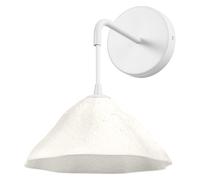 OSRAM Applique murale Decor Lotus Leaf blanche en métal et papier mâché, E14, lo