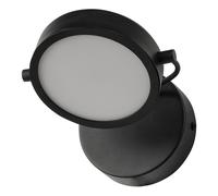 OSRAM Applique murale LED Decor Puck, Acier Noir, 11W, 370lm, 3000K, CRI >90, t