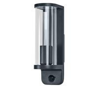 OSRAM Applique murale LED Endura Classic tubulaire, douille E27, capteur PIR, IP44, aluminium gris foncé, verre