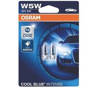 Osram Ampoule halogène feu clignotant 2825CBN-02B W5W 12V Cool Blue Intense Kit 2