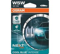 OSR 2825CBN-02B - Lampe automobile, W5W, W2,1 x 9,5 d, Cool Blue Intense, lot de 2
