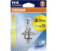 Osram Automotive 4062172395748 Ampoule halogène Ultra Life H4 55/60 W 12 V