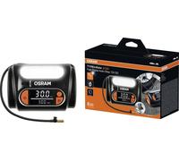 OSRAM TYREinflate 2130, écran numérique extra large, fonction d'arrêt automatique programmable, câble d'alimentation enroulable avec prise 12 V CC protégée par un fusible, gonflage des pneus en 2 min.