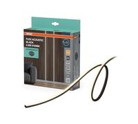 Osram Bandes LED Flex Acoustic Noires, 2,6m, 24W, 208lm, 3000K blanc chaud, H10mm, Kit d'Extension, noir mat, Silicone
