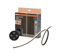 Osram Bandes LED Flex Acoustic Noires, 2,6m, 29W, 208lm, 3000K blanc chaud, H10mm, Kit de Démarrage avec Télécommande
