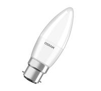 OSRAM Base Classic B 40 FR LED LAMPE avec base B22D, mini-tenues forme, 3 pack, 4,9W, 470 lm, 2700k, lumière blanche chaude, développement de la chaleur inférieure, longue durée de vie