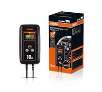 OSRAM BATTERYcharge 1010, 12 V, 10 A, pour voitures et fourgonnettes, compatible avec les batteries AGM, EFB, plomb-acide et lithium, charge rapide, mode de maintien de charge, compatible Start/Stop.