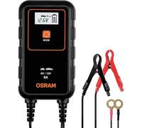 OSRAM BATTERYcharge 906, 6A Chargeur de Batterie et Entretien de Batterie pour Voitures, Motos, SUV, camions