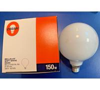 OSRAM BELLALUX GLOBE G120 E27 150W Blanc Doux | Lampe Globale Opale Ø 120Mm DIM