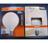 OSRAM BELLALUX GLOBE G95 E27 150W Blanc Doux | Lampe Globale Opale Ø 95Mm