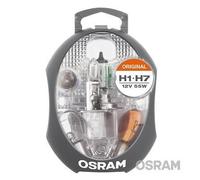 OSRAM Boîte de lampes de rechange halogènes H1/H7 - 12V