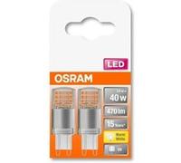 Osram Ampoule LED G9 blanc chaud 2700K 3,8W remplace 40W 220-240V pack double