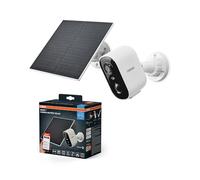 OSRAM Caméra extérieure SMART+ WiFi batterie solaire 4MP 2K IP66 blanche Caméra extérieure solaire SMART+ Wi-Fi, 4 MP 2K IP66, batterie 5 200 mAh, capteur PIR, 6 mois, compatible Alexa, blanche