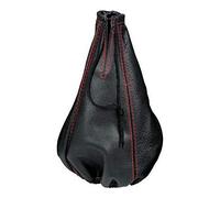 Osram casque Cuir Noir Levier W/coutures rouges