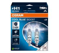 OSRAM Cool Blue Boost H1 5500K 12V 80W 2x Blanc Xenon Look Ampoules Halogène