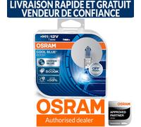 Osram Ampoule halogène H1 Cool Blue Boost 62150CBB-HCB 12 V pour voiture duobox (2 unités)