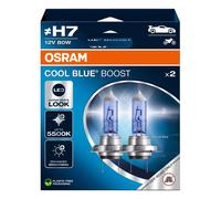 OSRAM Cool Blue Boost H7 5500K 12V 80W 2 Pièces Blanc Effet Xénon