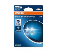 OSR 2825CBN-02B - Lampe automobile, W5W, W2,1 x 9,5 d, Cool Blue Intense, lot de 2