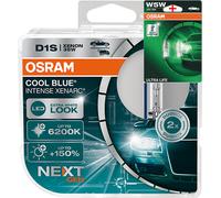 Osram D1S 12V+24V 35W XENARC COOL BLUE INTENSE NextGen. 6200K +150% 2Pcs.+W5W LL