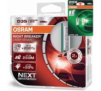 Osram D3S 12/24V 35W XENARC NIGHT BREAKER LASER +200% 2Pcs.+W5W LL