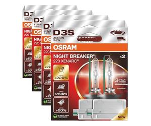 Osram D3S NIGHTBREAKER LASERXENARC GEN2DuoBoîte pliante 66340XN2-2HB (Lot de 4)