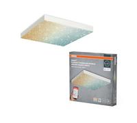 OSRAM Dalle LED scintillante SMART+ Matter over Wifi, 450x450, 24,5W, 2250lm, blanc réglable (3000K à 6500K), sans cadre, avec effet scintillant, contrôlable par application, compatible Amazon,