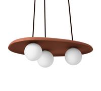 OSRAM Decor Clay Nest Suspension, 3 x G9, non gradable, IP20, argile, marron