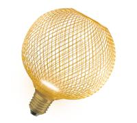 OSRAM DECOR dans un boîtier métallique en plastique dépoli de couleur or avec 12