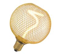 OSRAM DECOR Globe LED à filament spiralé, 3,5W, blanc chaud cosy 818, 170lm/1800
