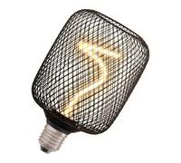 OSRAM DECOR LED carré avec filament en spiraen verre transparent noir sans plomb