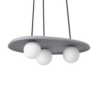 OSRAM Decor Nest Suspension décorative en béton, 3 têtes, avec culot enfichable