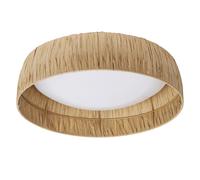 OSRAM DECOR plafonnier décoratif avec abat-jour en bambou, 400 mm, 18 W, 750 lm,