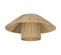 OSRAM Decor Plafonnier décoratif avec abat-jour en bambou, 400 mm, culot E27, IP