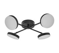 OSRAM Decor Spot Moon light noir, 4 têtes lumineuses réglables, 21 W, 1120 lm, 3