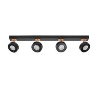 OSRAM DECOR SPOT PLUTO, 19,2W, 1 250lm, noir, spot, têtes réglables, utilisation