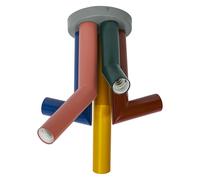 OSRAM Decor Straw Plafonnier décoratif, 5 têtes, avec culot E27, métal, IP20, mu